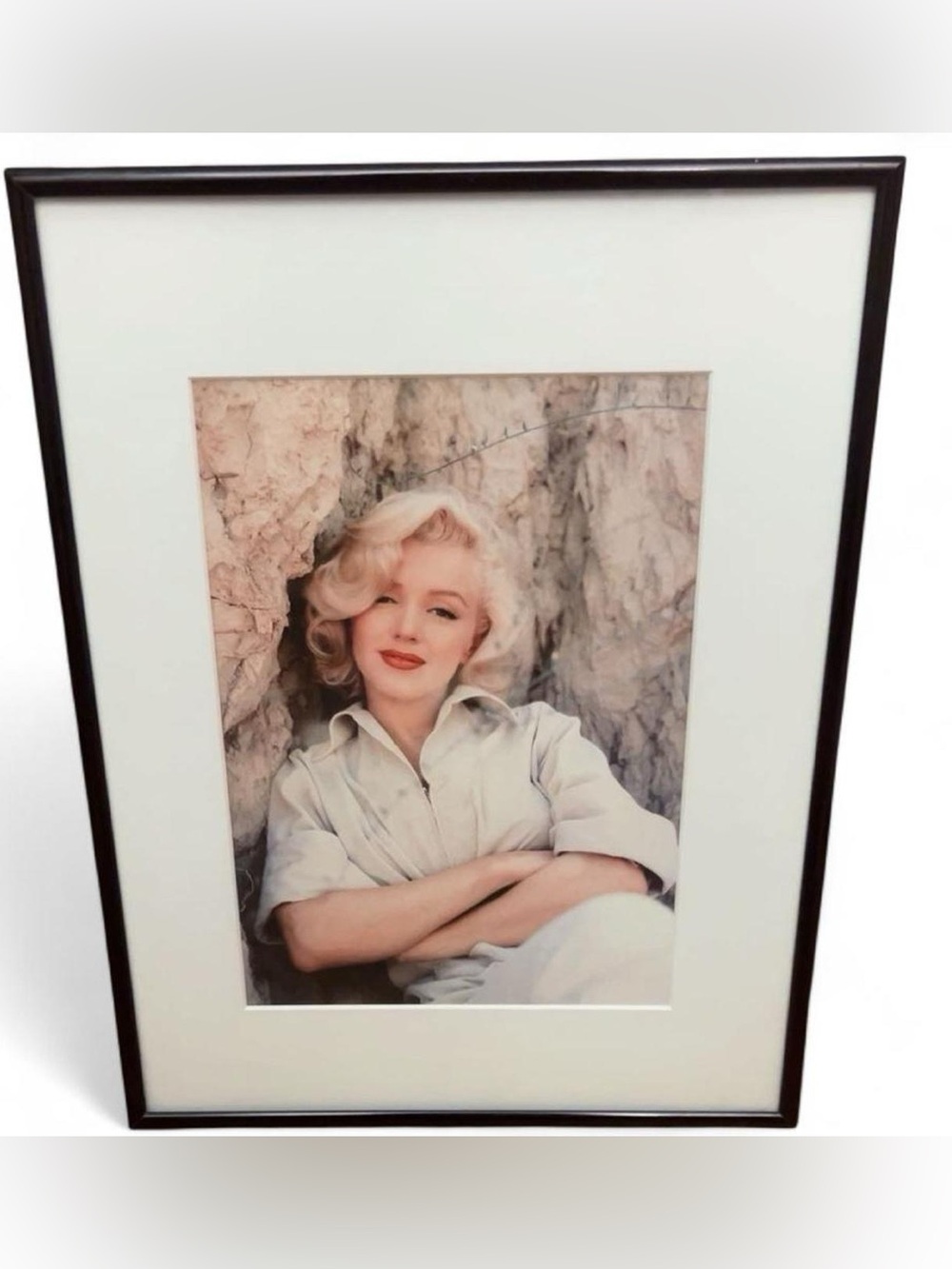 Vintage Marilyn Monroe Framed Wall Art Print | Hollywood Glam Decor